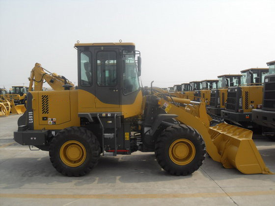 Brand Snow Removal Equipment 1.6 Ton Small Wheel Loader LG918 With Snow Bucket Blade And Blower