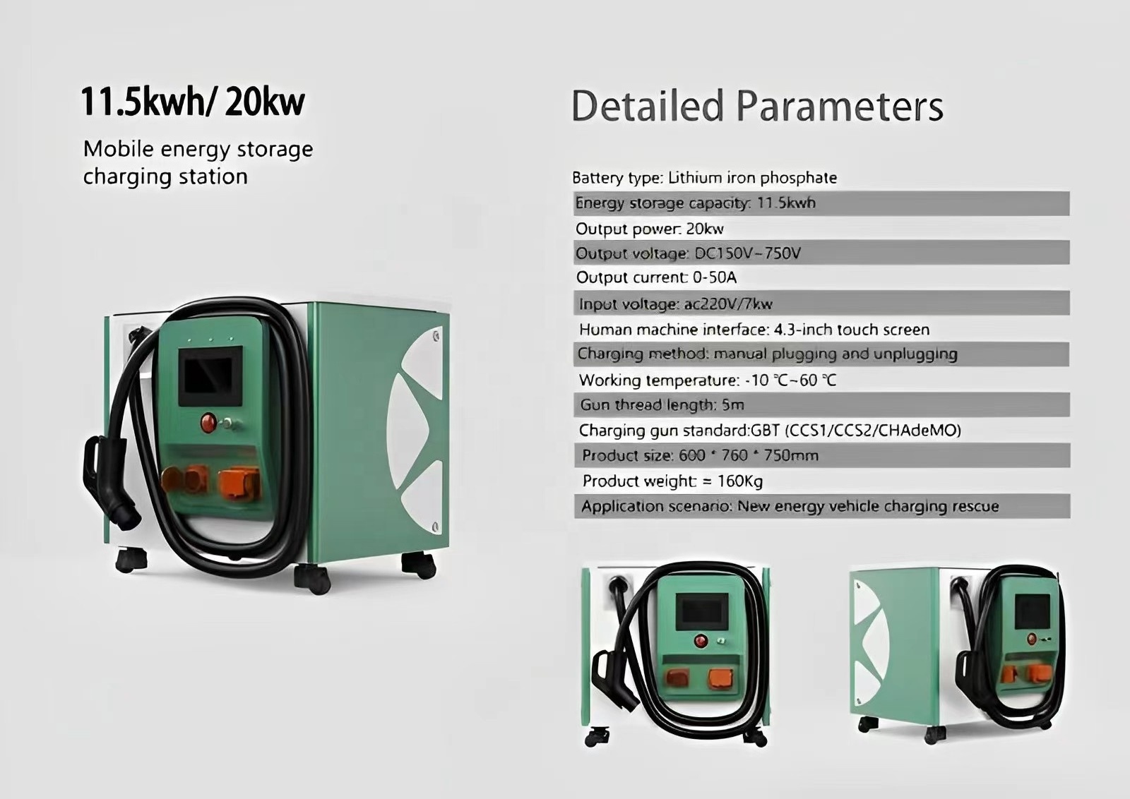 On-the-go charging made easy with 11.5kWh emergency power bank for electric cars