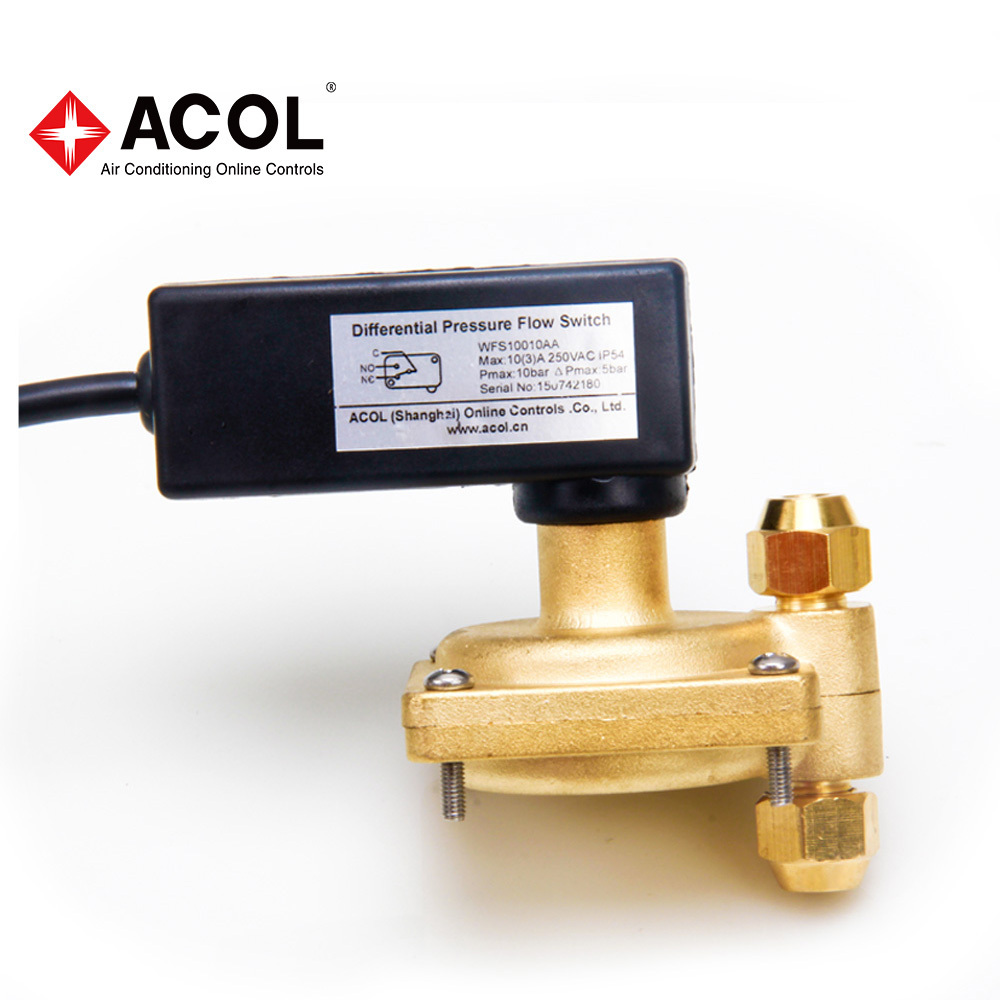 ACOL Commercial air conditioner differential pressure flow switch for CLIMAVENETA