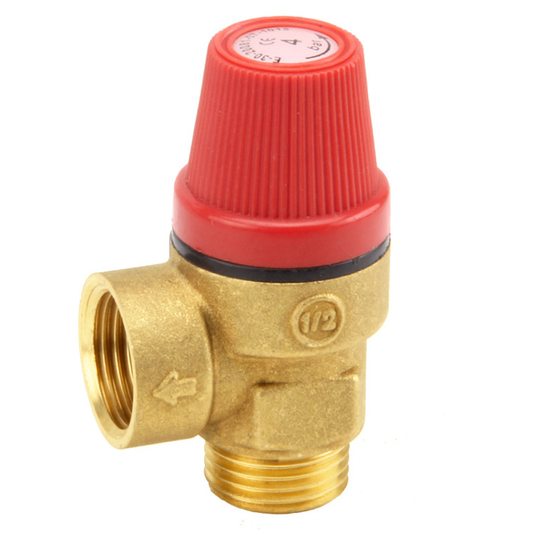 automatic pressure relief valve brass safety valve for water heater