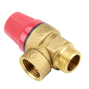 automatic pressure relief valve brass safety valve for water heater