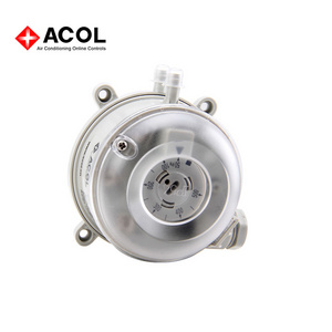 Air differential pressure flow switch for fan duct