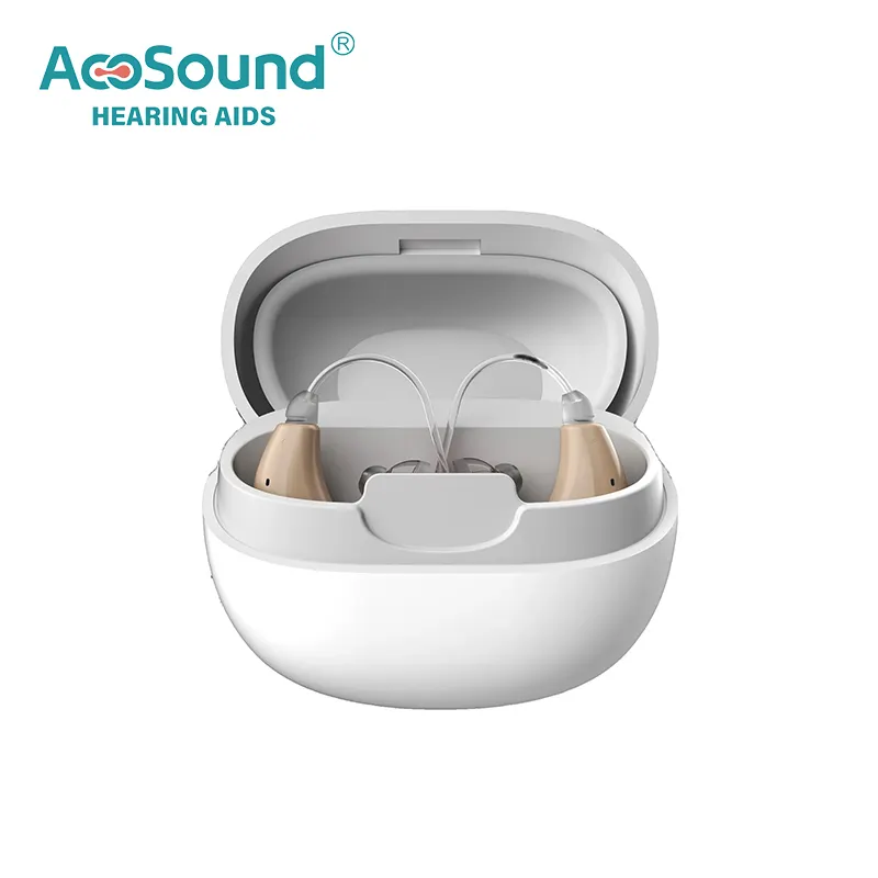 New Earpods Bluetooth Earphone 16 Channel Wdrc Digital OTC Hearing Aids Amplifier Price DIY APP Control Fitting for Hearing Loss