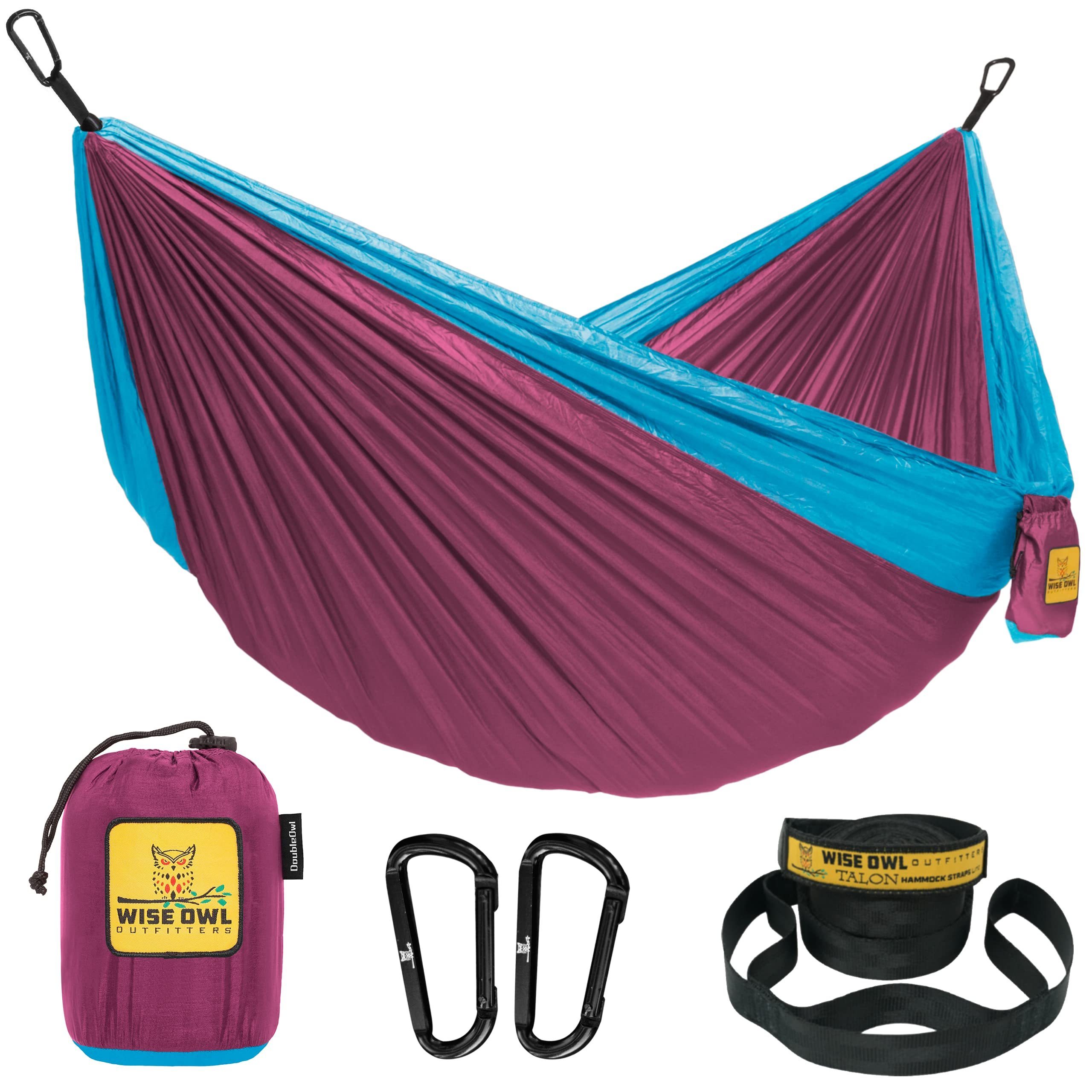 Outdoor Portable Camping Hammock Nylon Camping Hammock With Mosquito Net And Rainfly