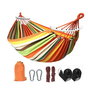 Acome Hot Sale Folding Knit Hanging Hammock Wholesale Swing Portable Outdoor Camping Hammock Bed