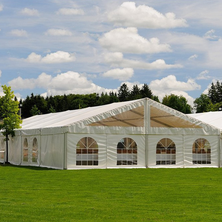 Acome Wholesale White Wedding 40x60 Party Tents Luxury Transparent Wedding Event Tent For 150 People