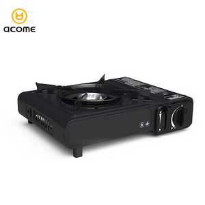 Acome Outdoor Mini Gas Portable Camping Kitchen Cooking Small Gas Stove With Carrying Case