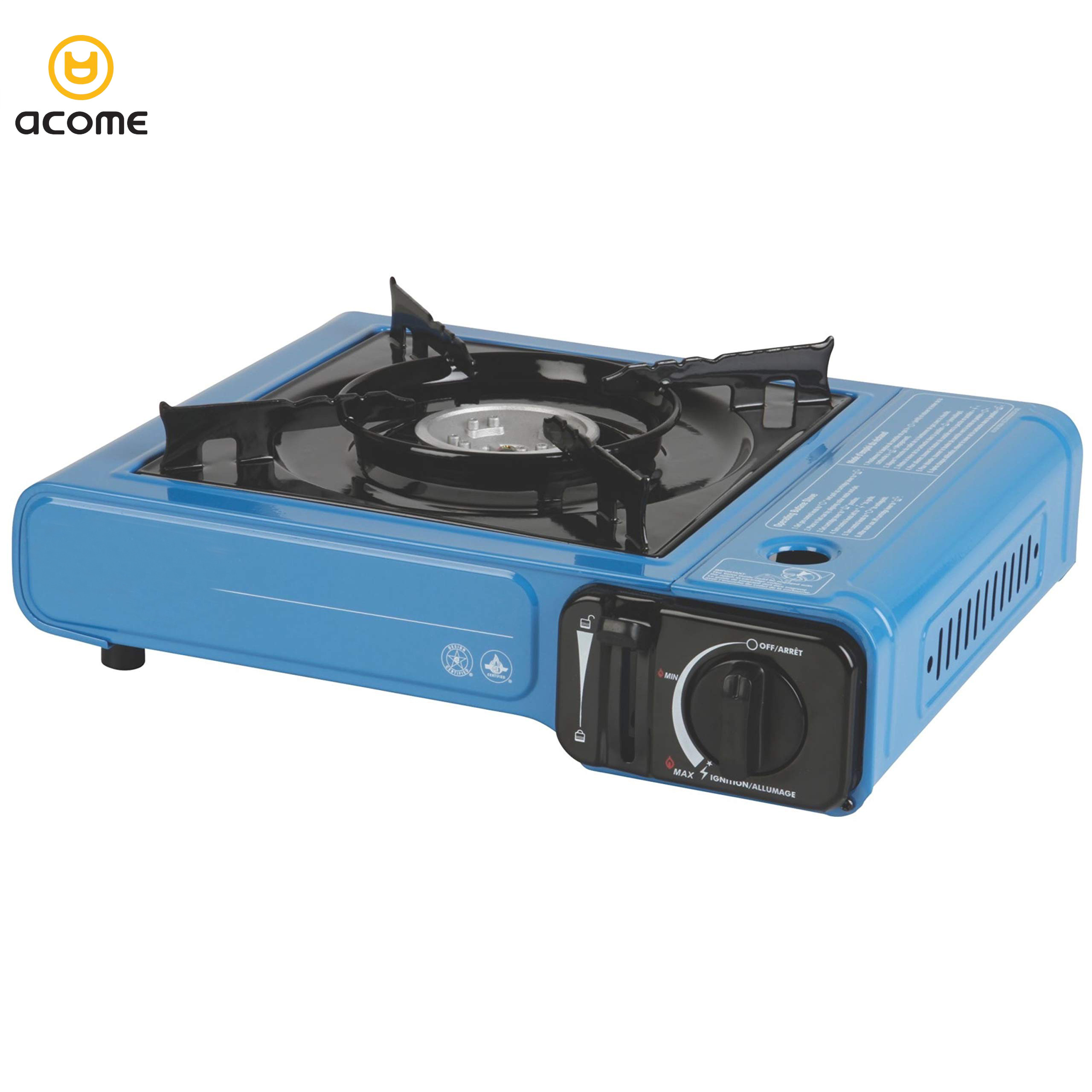 Acome Outdoor Mini Gas Portable Camping Kitchen Cooking Small Gas Stove With Carrying Case