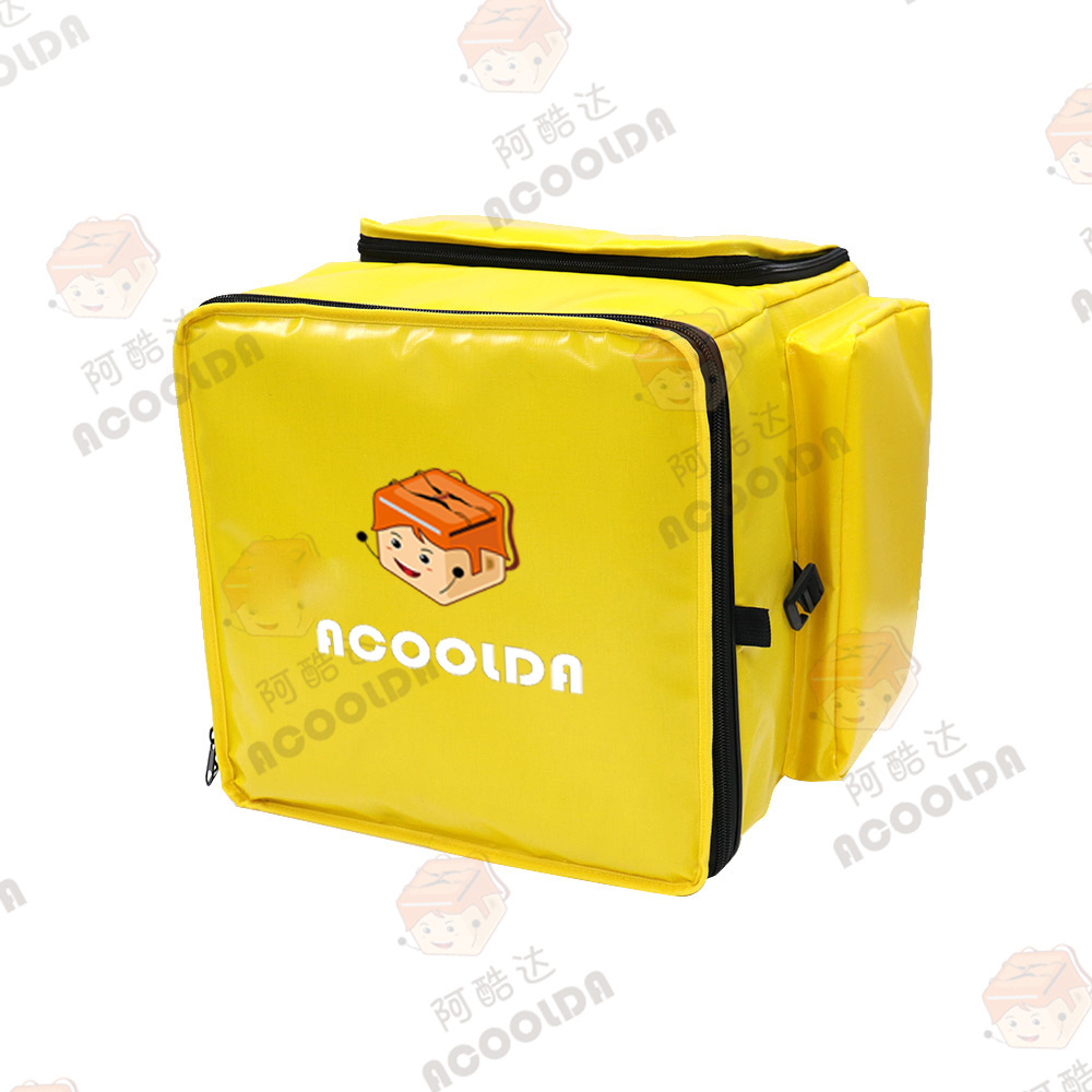 Wholesale Insulated Backpack Yellow Cooler Food Hut Pizza Delivery Bag