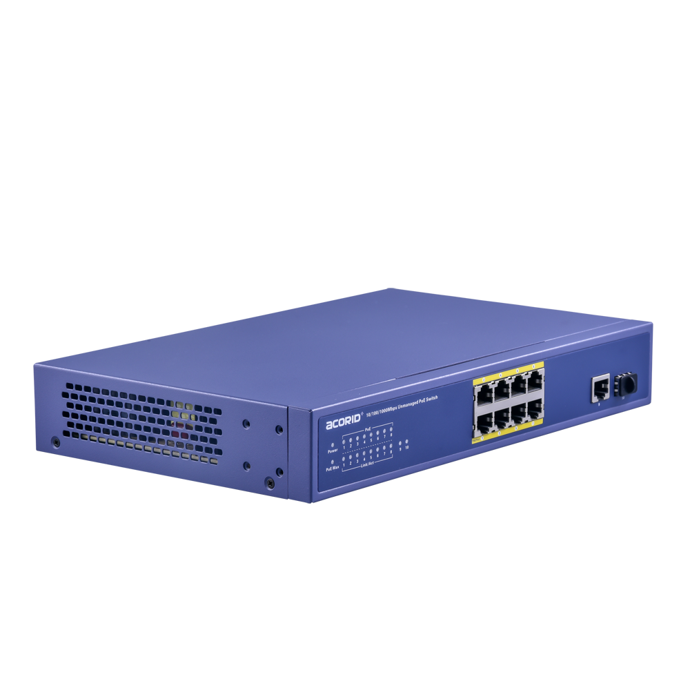 Ultra Power Acorid Extreme Networks 16 Ports PoE Switch Fast +2 10/100/1000M RJ45 Uplink Ports