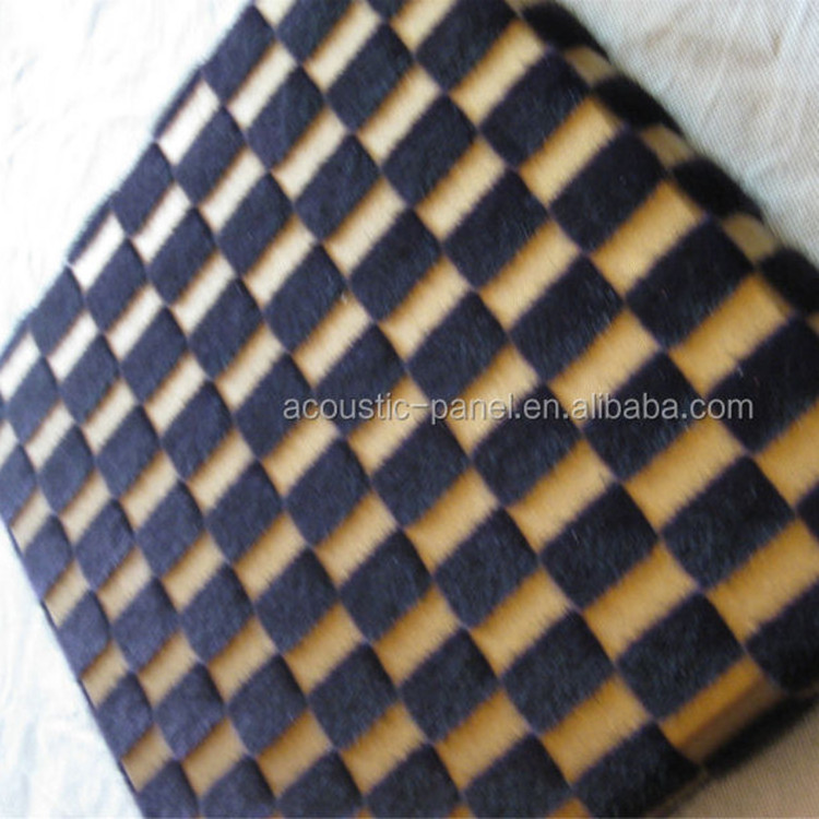 Velvet Sound Absorbing Fabric Covering Soundproof Decorative Acoustic Wall Panels