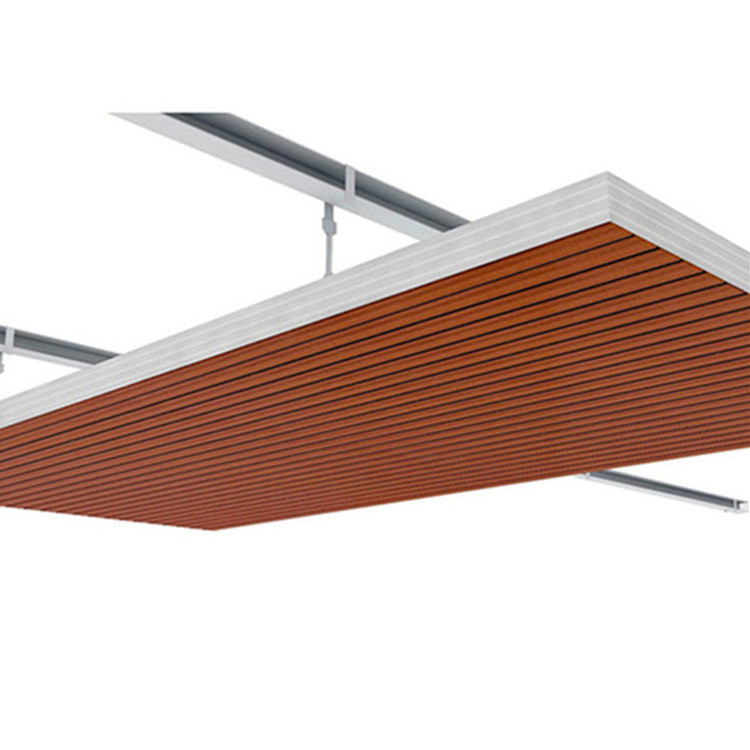 Best Selling Luxury Metal Grooved Ceiling Panel Aluminum Hanging Terminal Acoustic Panel