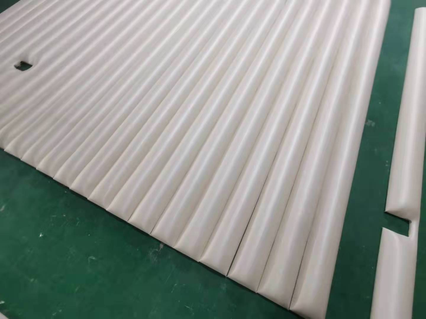 Factory Customized Arc-Shaped Polyurethane Foam 3D Wall Panel Faux Leather Wall Panels Interior Wall Paneling Uk