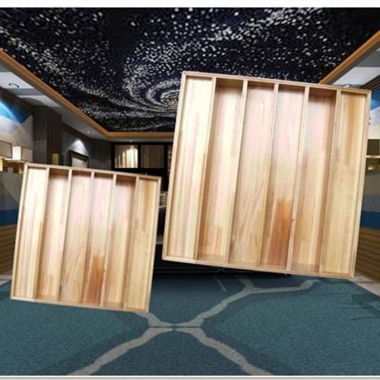 Six Order Dimension Eco Wood Sound Diffuser Panel Recording Studio Sound Diffusers Ceiling Acoustic Panel