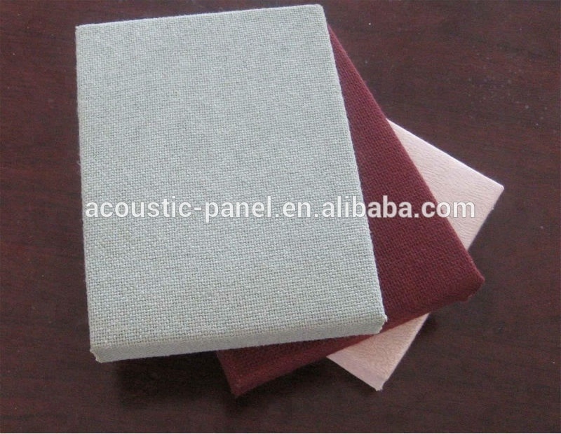 Factory Sale Cinema Fiberglass Acoustic Panel Decorative Fabric Wrapped Acoustic Wall Panel Hotel Soundproof Material