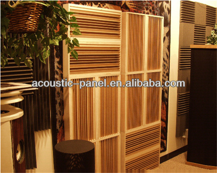 New Type Sound Diffusion Panel Wooden Acoustical Diffuser Panel 29 Step Sound Diffusers Acoustic Panel For Recording Studio