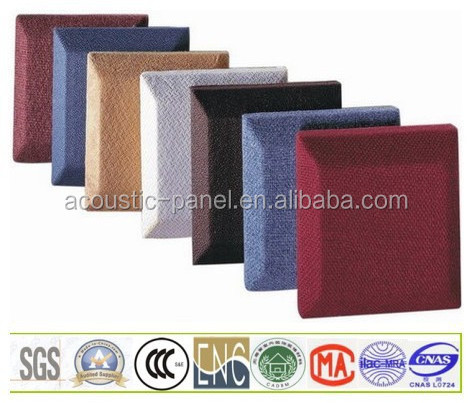 Factory Sale Cinema Fiberglass Acoustic Panel Decorative Fabric Wrapped Acoustic Wall Panel Hotel Soundproof Material