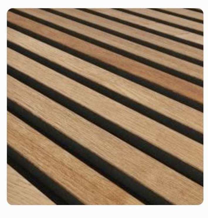 wood veneer mdf perforated wooden slat acoustic wall decor panel