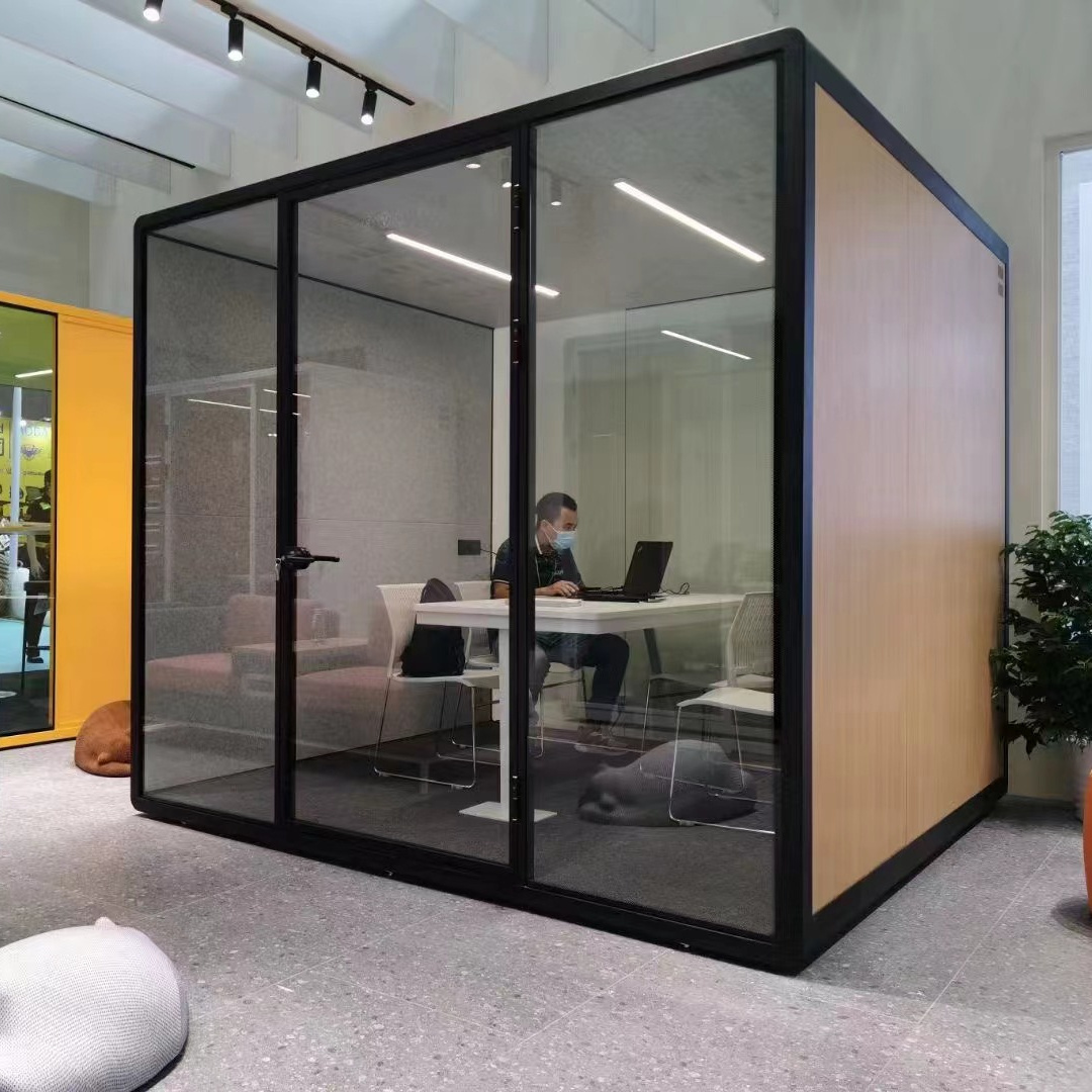 Office Pod Soundproof Phone Booth Sound Insulated Office Meeting Pod Silence Box For Work