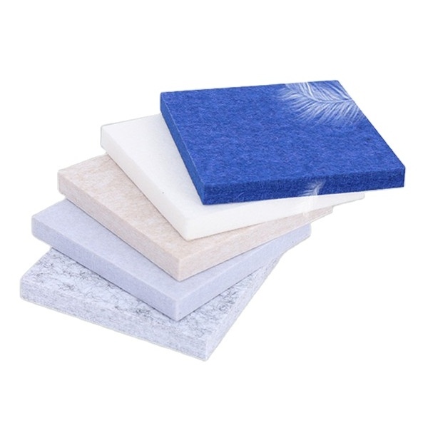 9mm high density polyester fiber acoustic blanket acoustic materials fiber panel