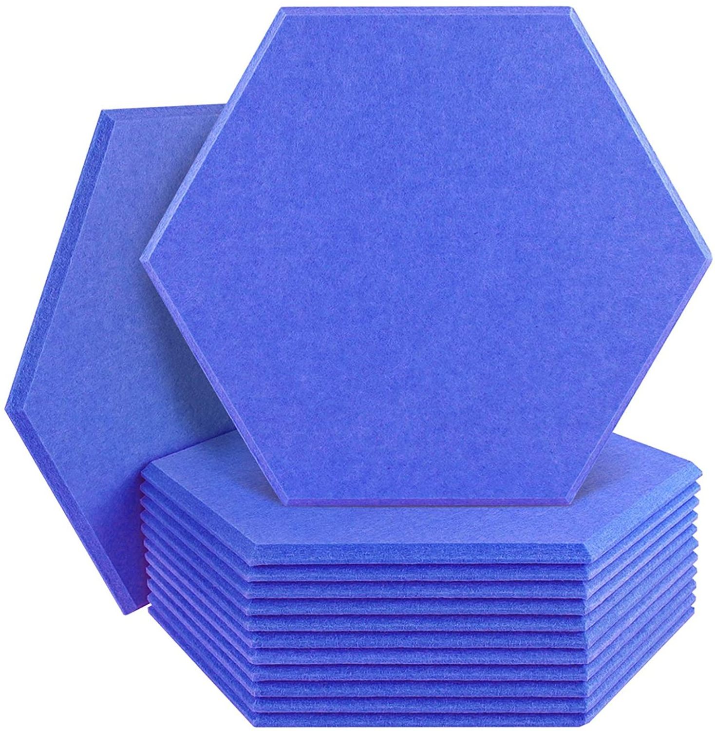 Sound-absorbing Acoustic Wall Panel Sound Insulation Pet Acoustic Felt Hexagon Polyester Fiber Tile