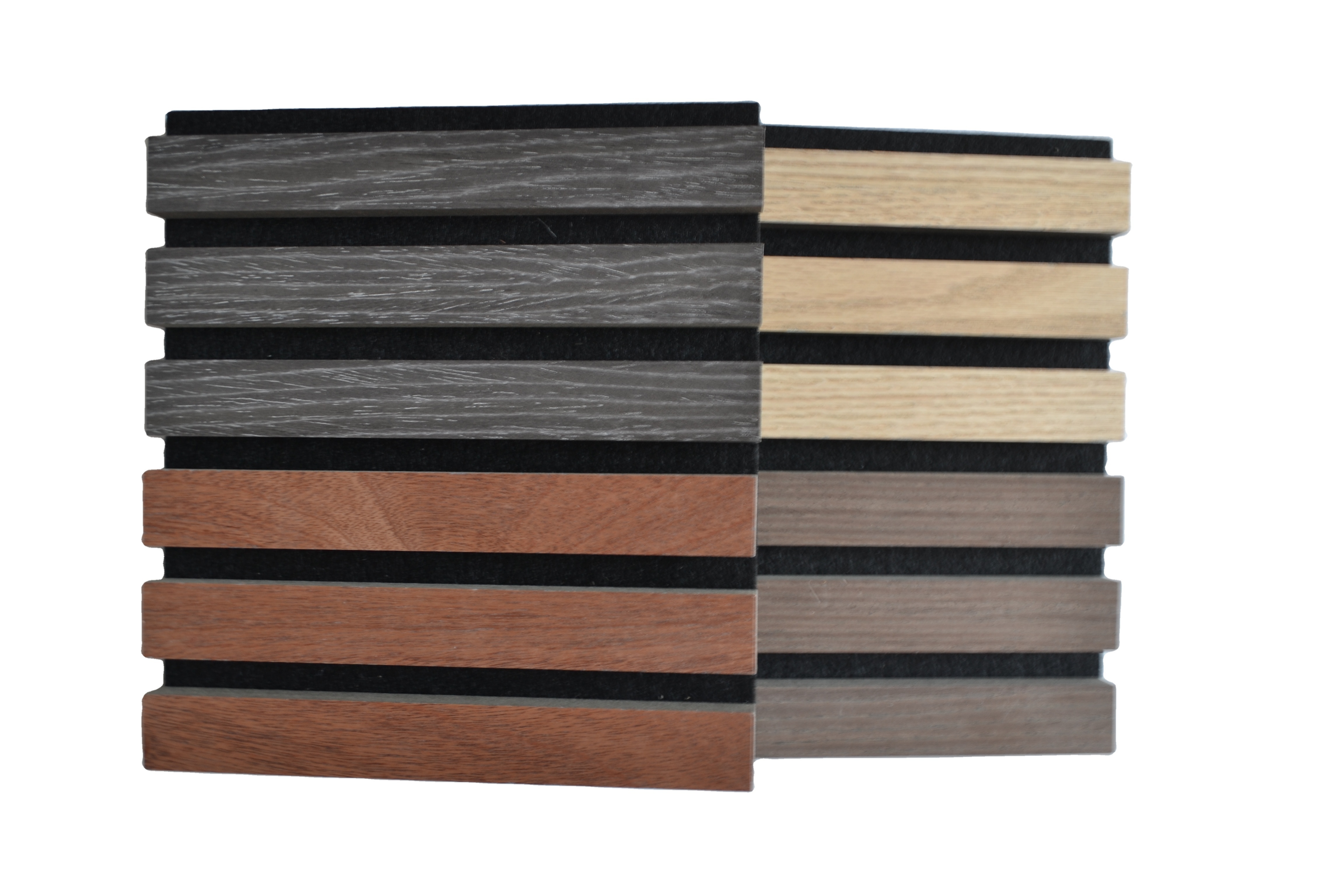 hot sale wall soundproofing pet felt backing wooden slat acoustic panels