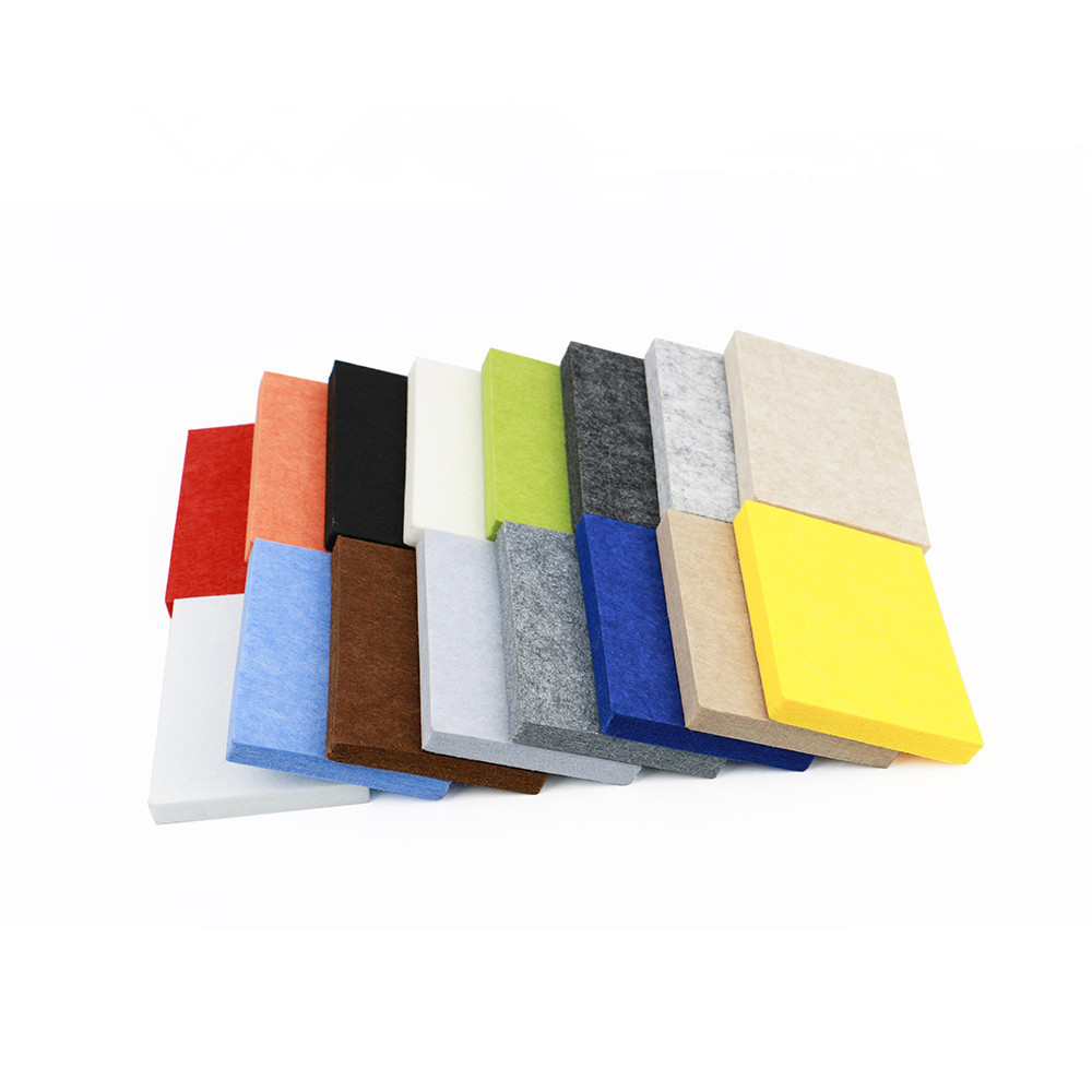 9mm high density polyester fiber acoustic blanket acoustic materials fiber panel