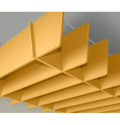 sound insulation polyester fibre acoustic ceilings panel suspended clouds and baffles