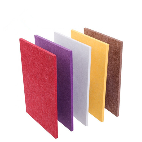 9mm high density polyester fiber acoustic blanket acoustic materials fiber panel