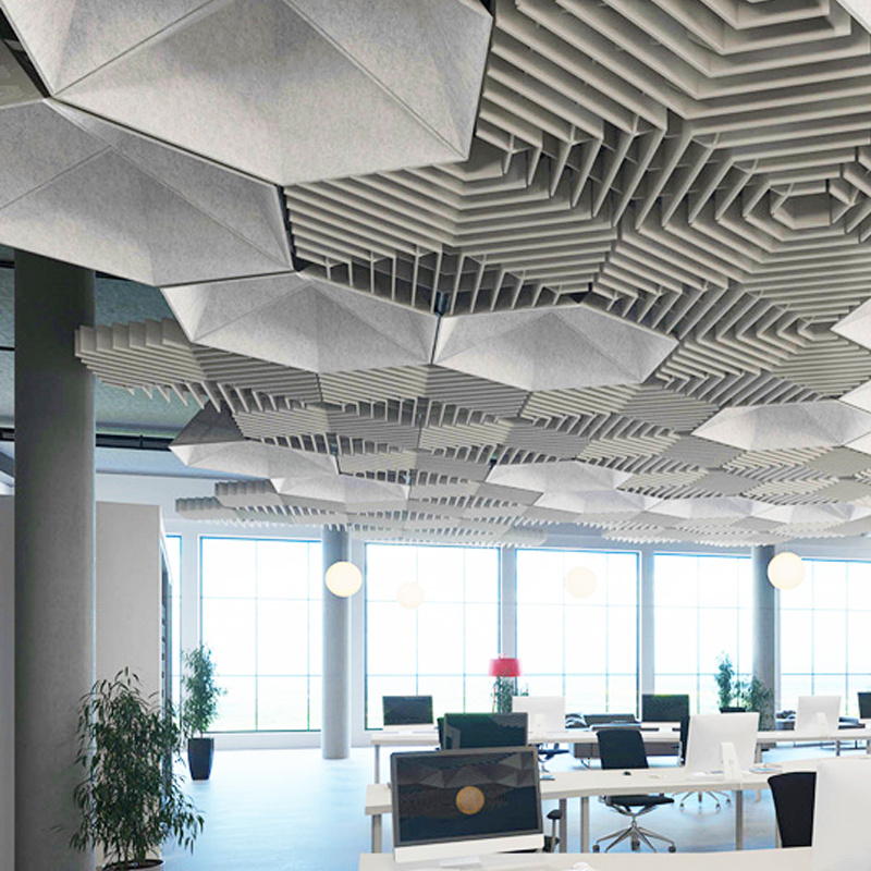 Europe 3d polyester decorative ceiling panels cheap acoustic ceiling access panel