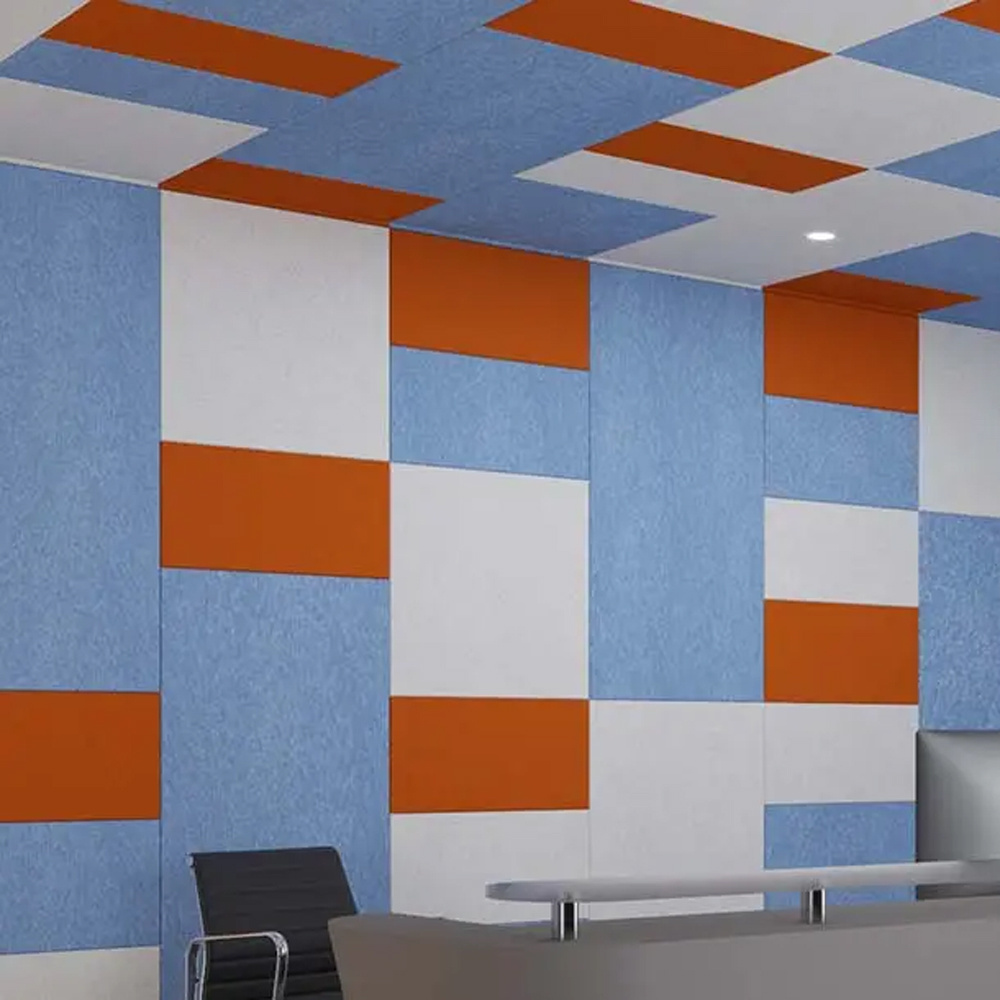 Europe standard hexagon PET panels acoustic sound proof padding 100% polyester acoustic wall panels sound insulation