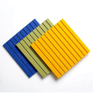 soundproof PET felts 100% Recycle Green Eco-friendly Fireproofing  Pet Acoustic Panels Polyester felt Acoustic Board