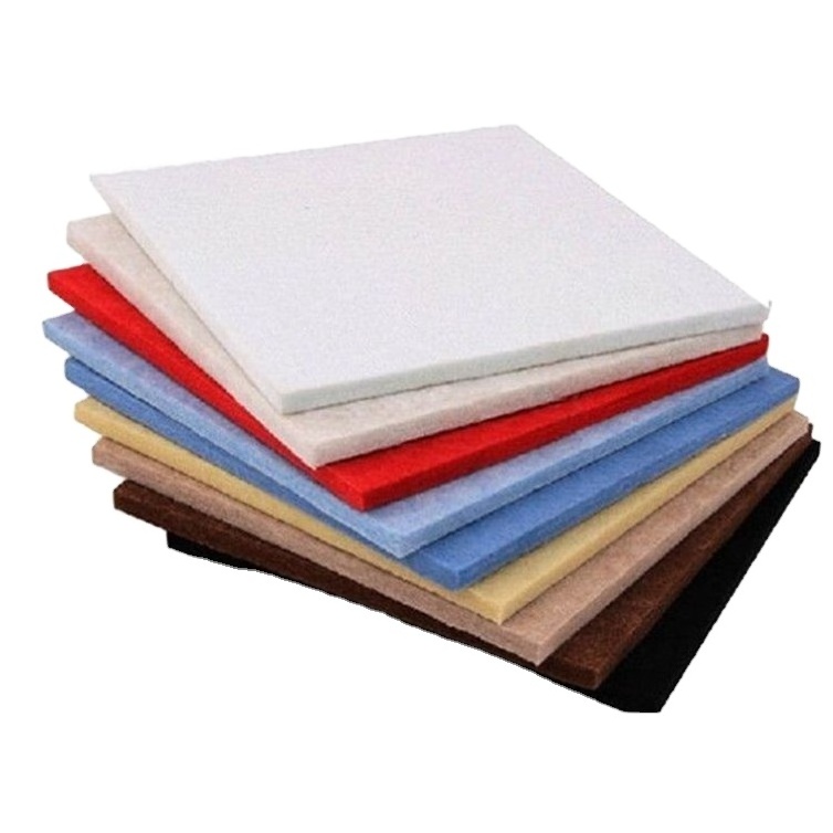 9mm sound proof wall panels noise reduction felt panel acoustic panel made of PET