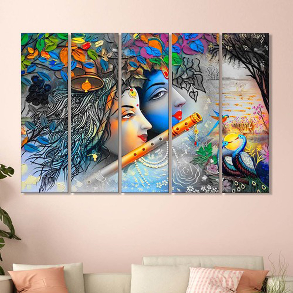 Peel And Stick Custom Wall Art Modern For Home Hotel Office Using PET Felt Acoustic Panels soundproof wall board