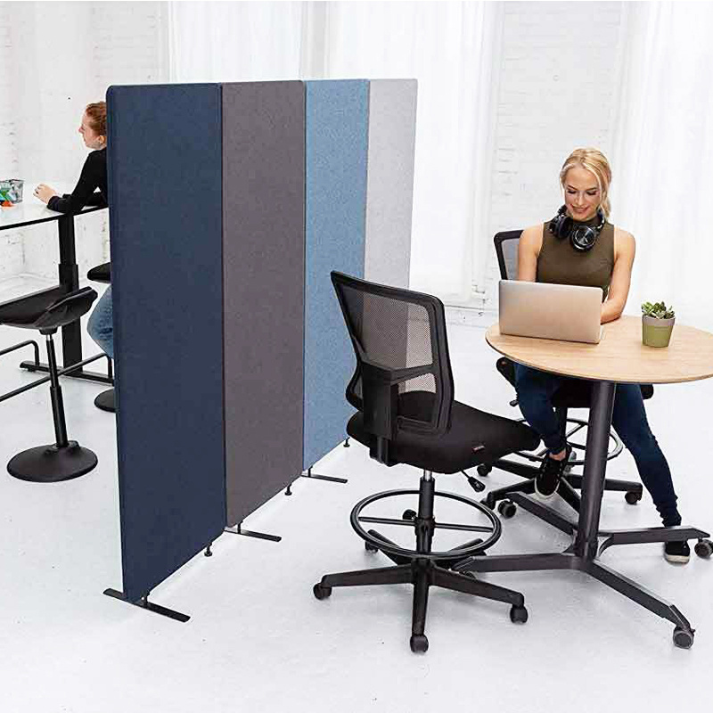 Polyester Fiber Felt Acoustic Board Noise Control PET Acoustic Panels Soundproof Office Partition Acoustic Cubicle Divider