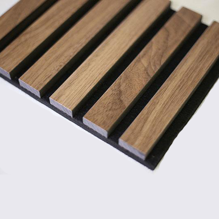 3D panel wall mdf wood decorative wall panels wood slat pet acoustic panels