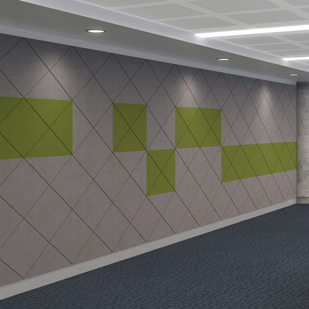 Large acoustic panels sound absorbing polyester acoustic foam panels sound proof board