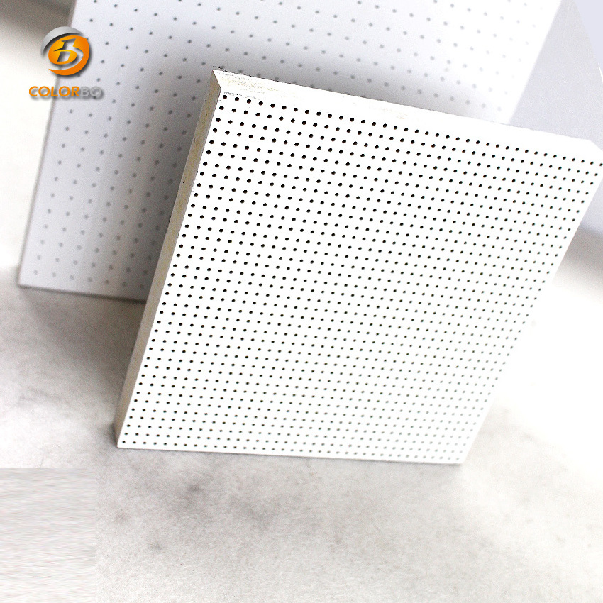 MDF eco-friendly ODM veneer wooden timber micro perforated acoustic panel board