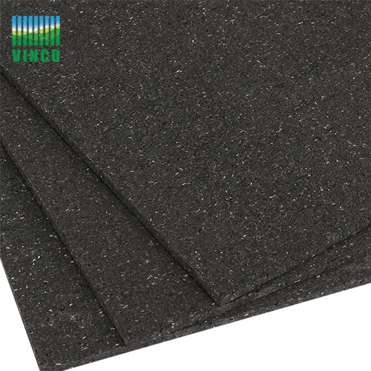 Acoustic mat rubber underlay anti vibration soundproof mat acoustic floor sound proof padding