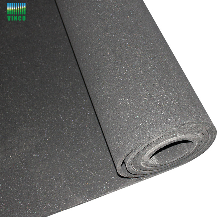 Acoustic mat rubber underlay anti vibration soundproof mat acoustic floor sound proof padding