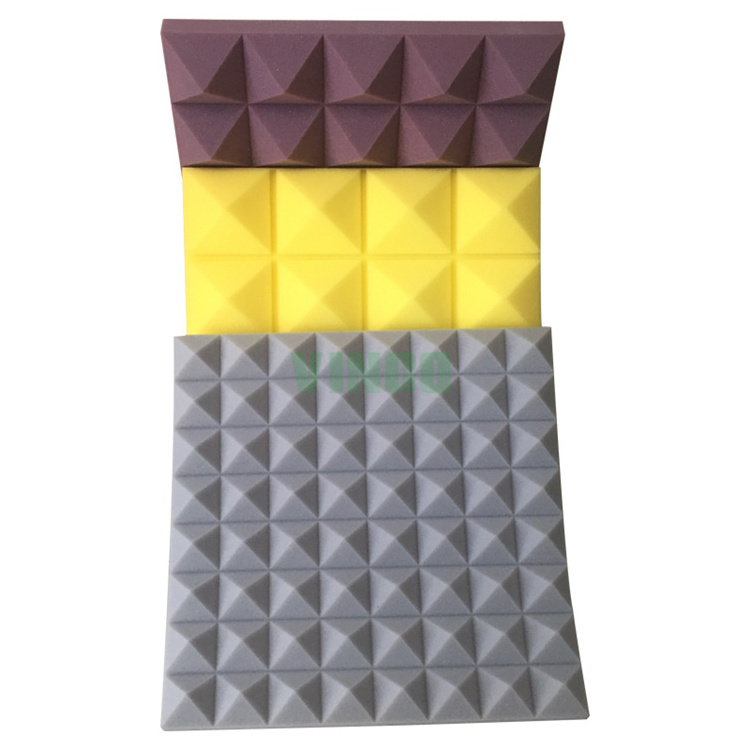 Factory price foam barriers acoustic sound panels good insulation foam absorption panels