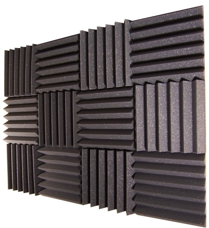 Acoustic Foam Panels 12 Pack (1 or 2 Inch Thick) Acoustic Panels Sound Absorbing, Sound Foam Panels, Sound Deadening Foam,