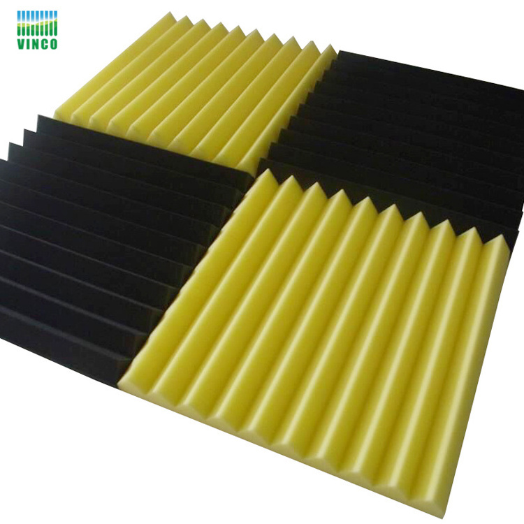 Simple construction type acoustic wall panels and deadening foam acoustic wall tiles soundproofing