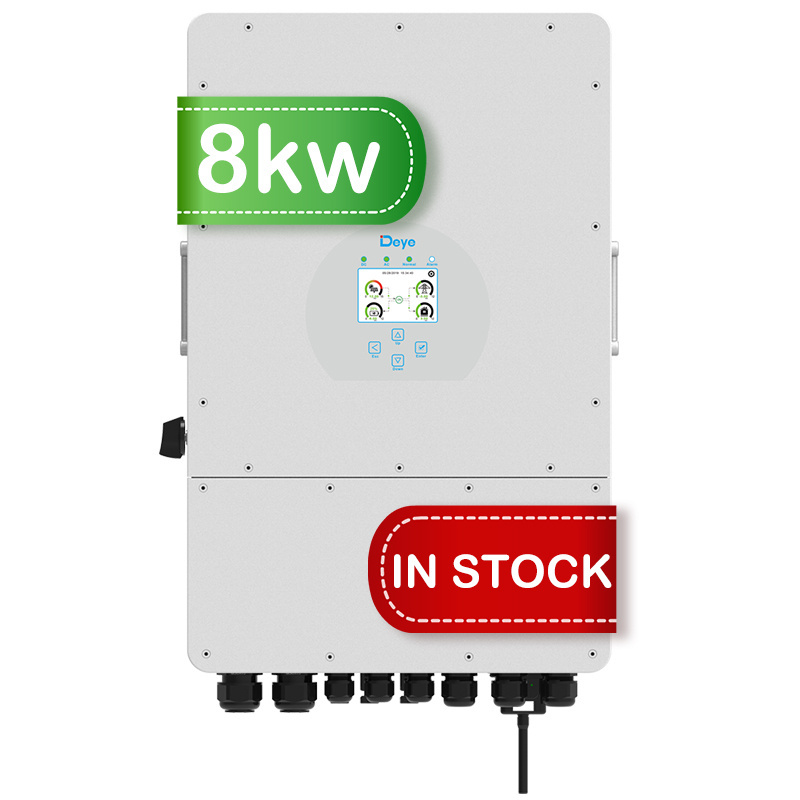 Deye 8Kw Single Phase Solar Hybrid Inverter for Renewable Energy Solutions