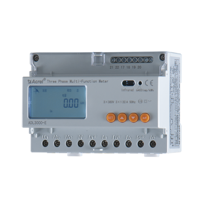 3 Phase 4 Wire (3p4w) Din Rail Energy Meter Three Phase Digital Only with 10(80)A 220/380V Connection Via CT