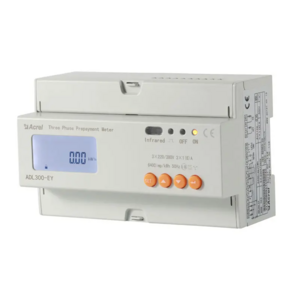 ADL300-EY smart prepaid power meter 3 phase 80A Remote Control with RS485 Modbus-RTU