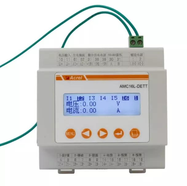 Acrel AMC16L-DETT 48Vdc RS485 6 Channels DC Digital Energy meter for BTS Energy Monitoring