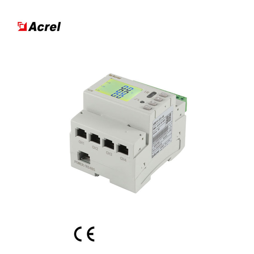 1P 3P Phase Din Rail Wireless Lora Lorawan Modbus Prepaid Digital Dc Power Electric Energy Meter