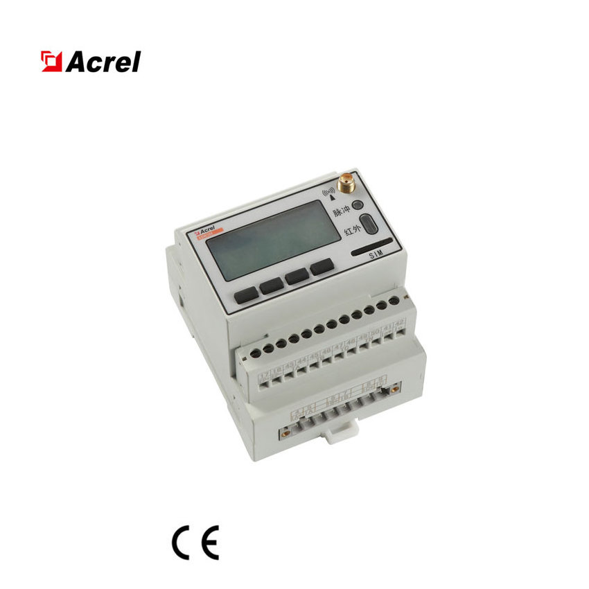 1P 3P Phase Din Rail Wireless Lora Lorawan Modbus Prepaid Digital Dc Power Electric Energy Meter