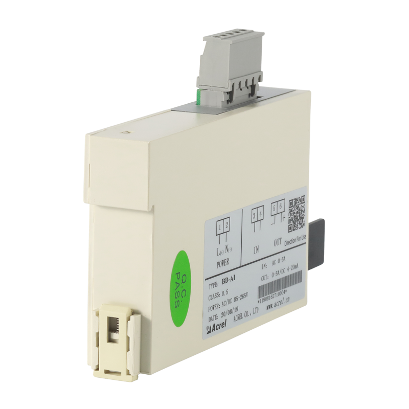 AC 380V Remote  Voltage Transducer wiht RS485 Modbus-RTU  BD-AV/C 1-Phase 2-Wire Transmitter Device Class 0.5 DC4-20mA